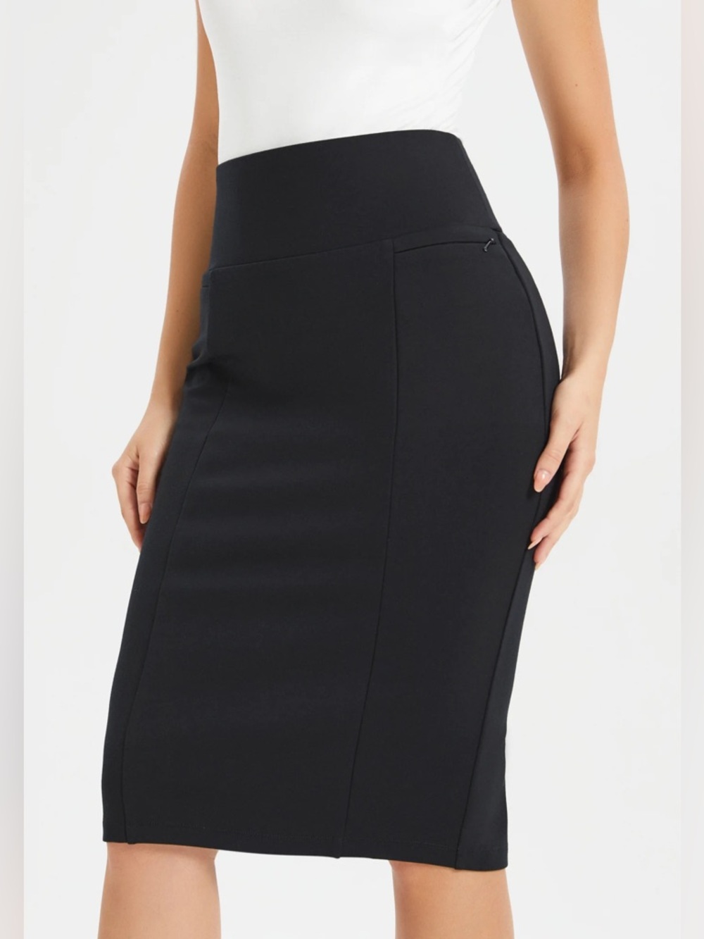 Mossimo Black High-Waist Pencil Skirt